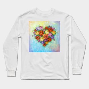 My heart blooms when you are near an Long Sleeve T-Shirt